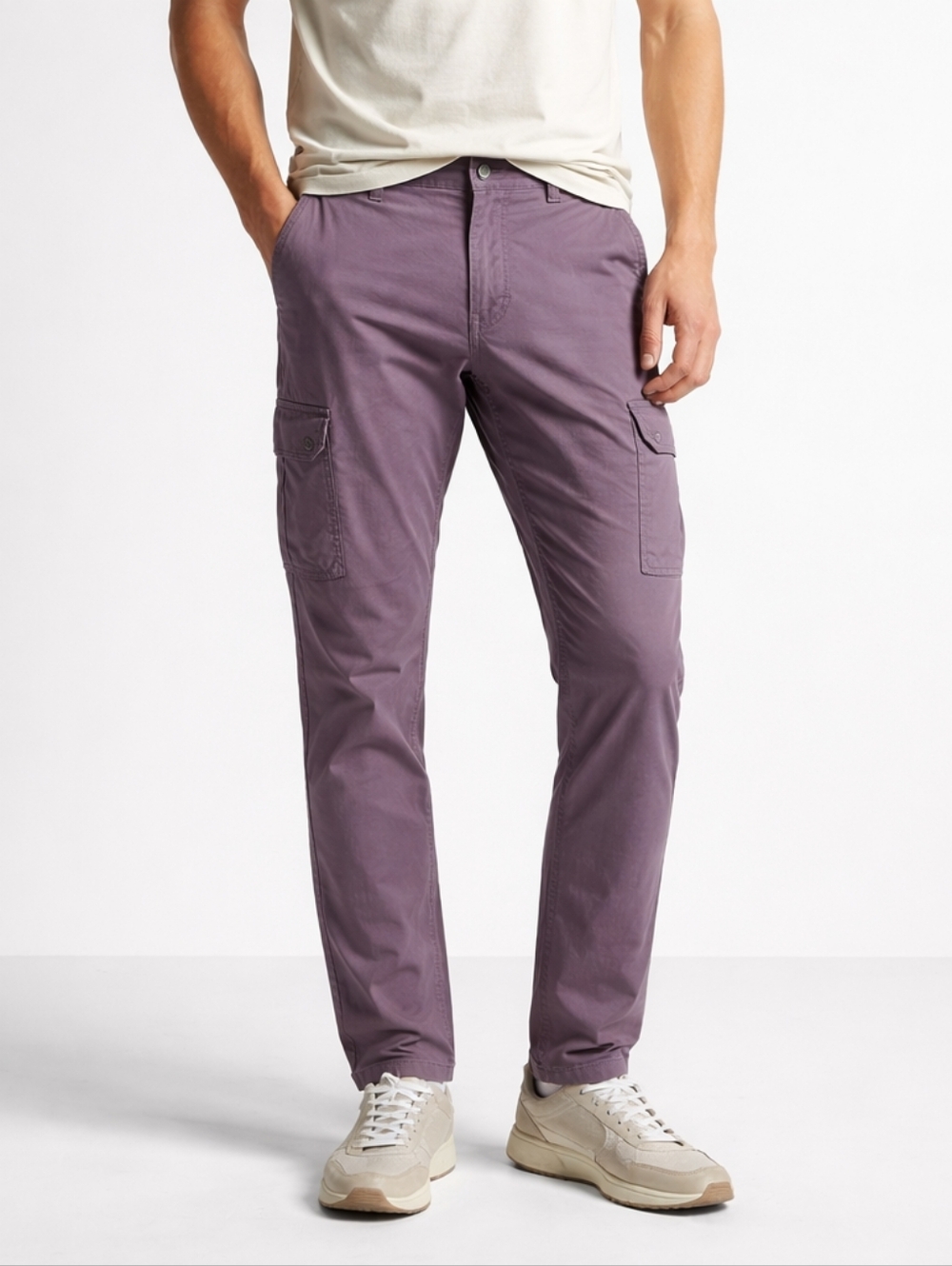 ASOS Design Size 32 Button-Fly Tapered Cargo Pants with Toggles (31 x 32)